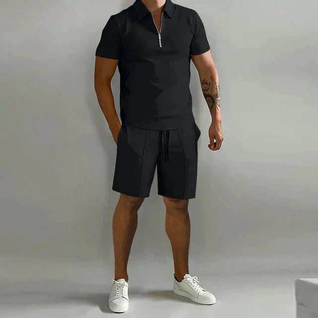 Jaxon | Refined Polo Shirts and Tailored Shorts Set