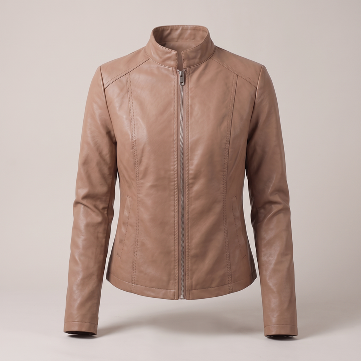 Madelyn | Refined Style Cropped Leather Jacket