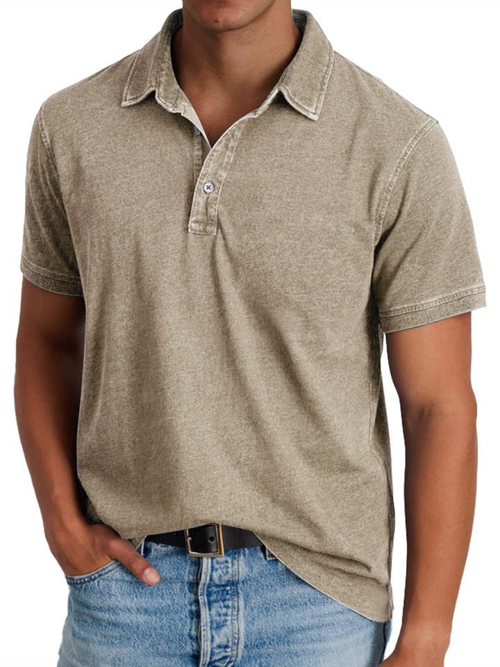 Henry | Classic Refined Cotton-Blend Polo Shirt