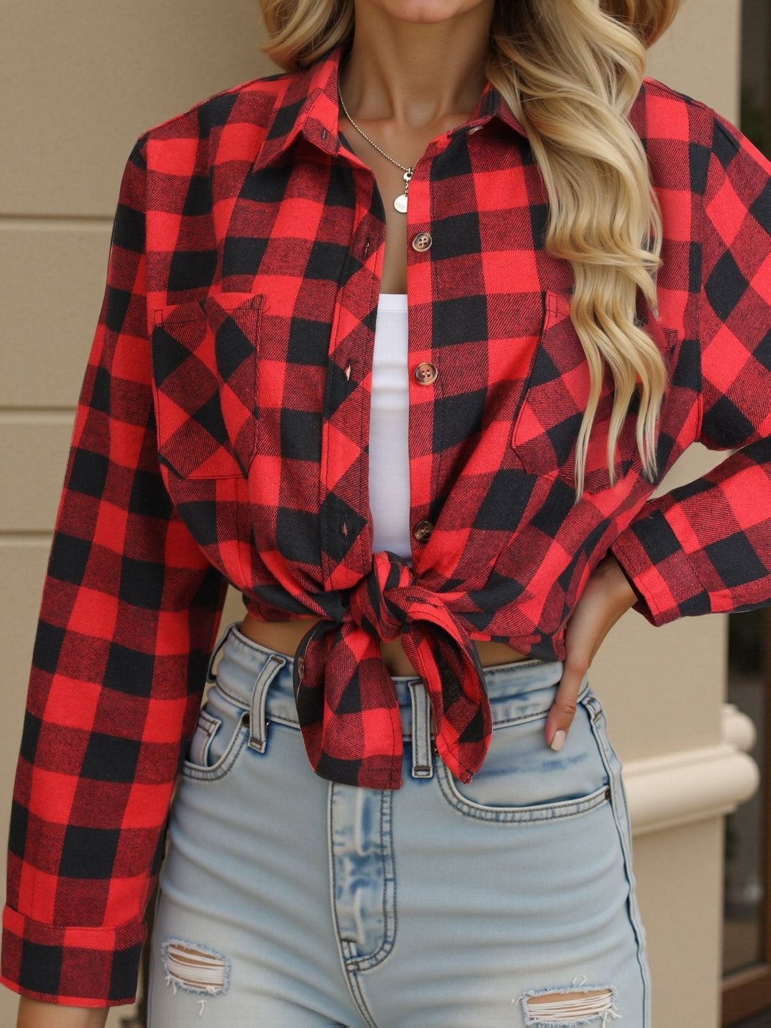 Melanie | Relaxed Buffalo Check Lumberjack
