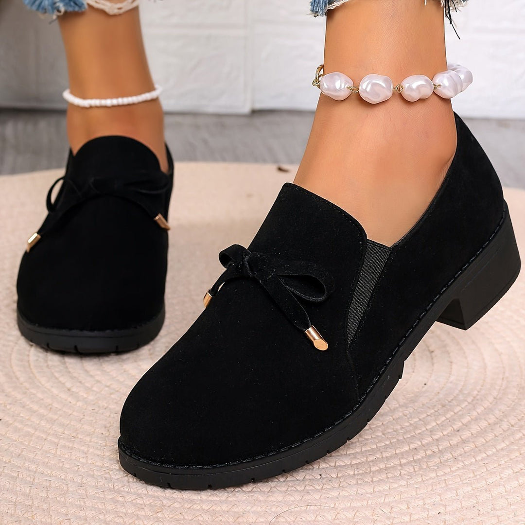 Andrea | Bow-Detail Slip-On Loafers