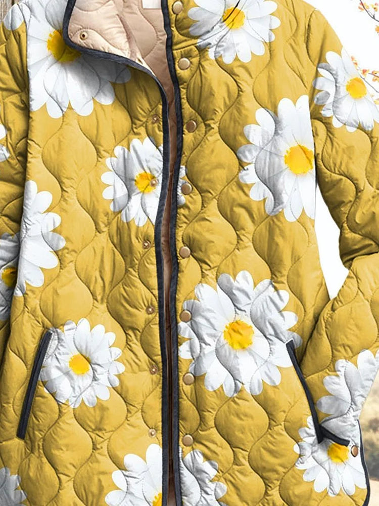 Charming Daisy Pattern Women's Jacket