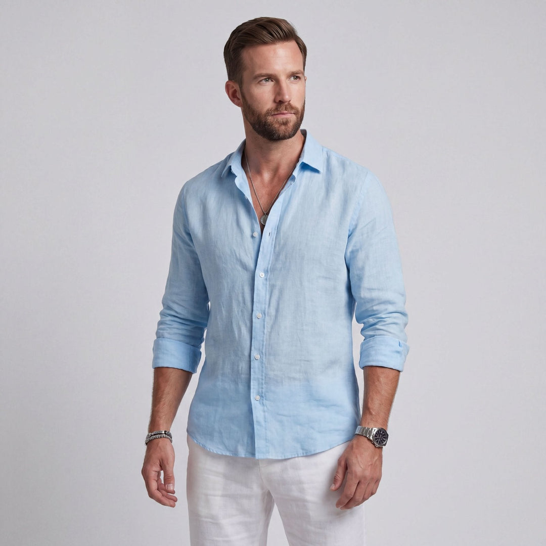 Lino | Effortless Style Loose Fit Summer Shirt