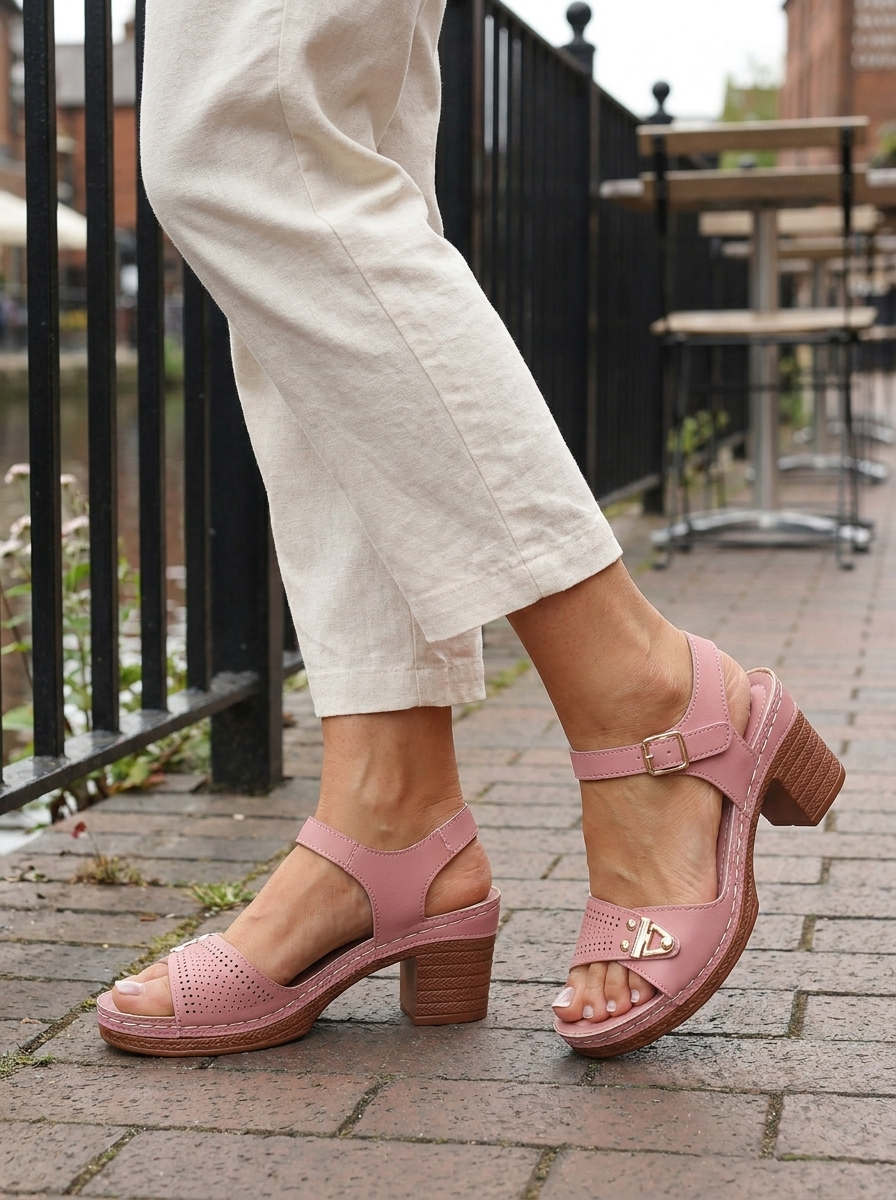 Angelica | Stylish and Comfortable Block Heel Sandals