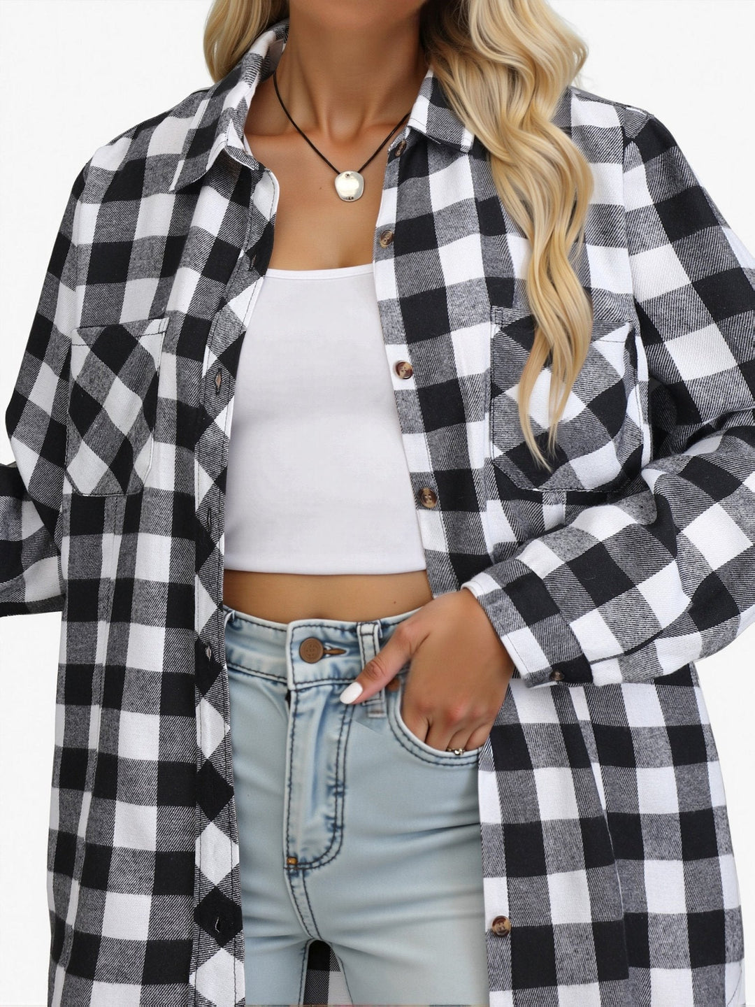 Melanie | Relaxed Buffalo Check Lumberjack