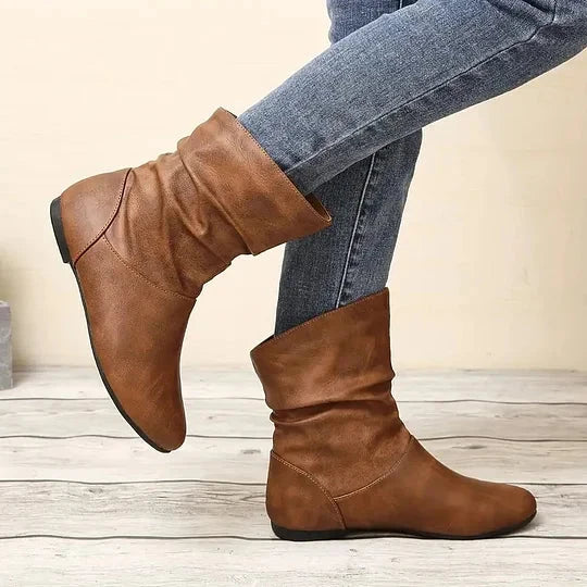 Emery | Exclusive Leather Slouch Boots