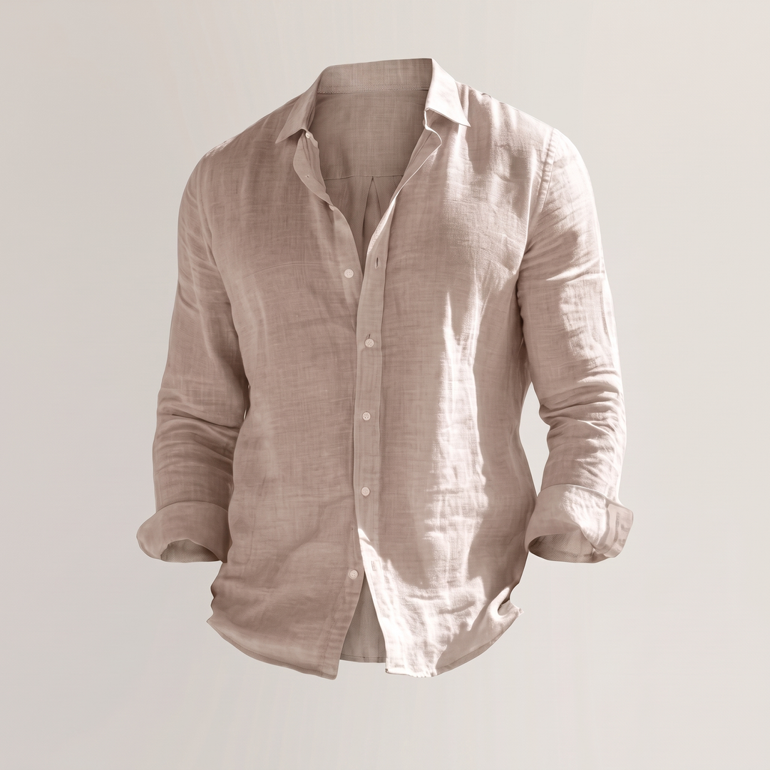 Aiden | Comfortable Long Sleeve Linen Shirt