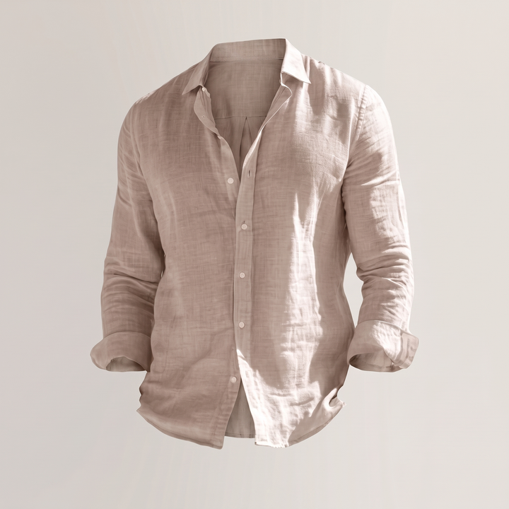Aiden | Comfortable Long Sleeve Linen Shirt