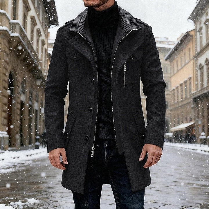 Nathan | Elegant Fit Tailored Trenchcoat