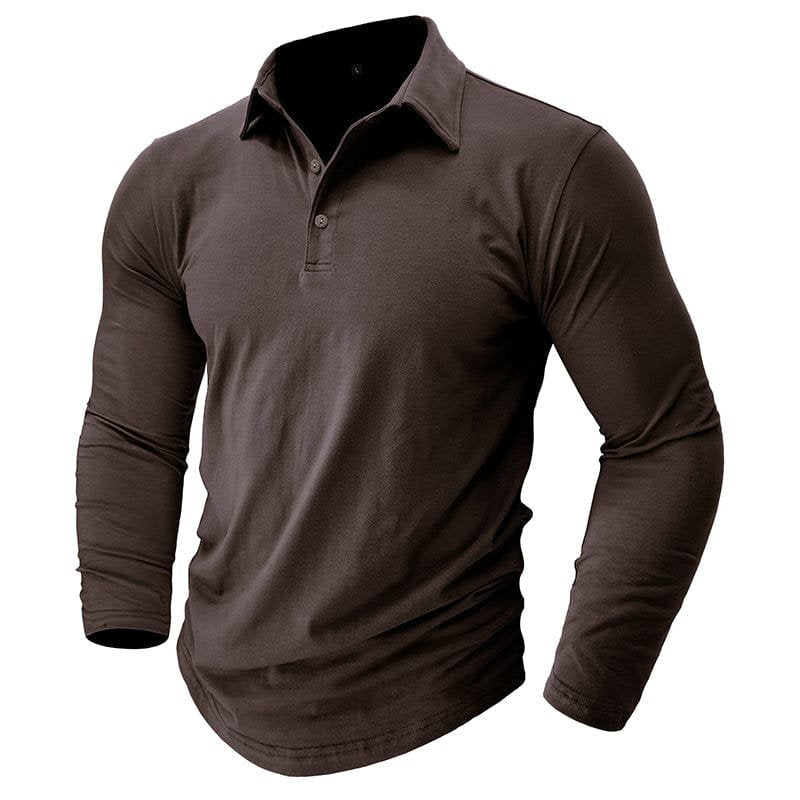Damian | Premium Long-Sleeve Polo Shirts