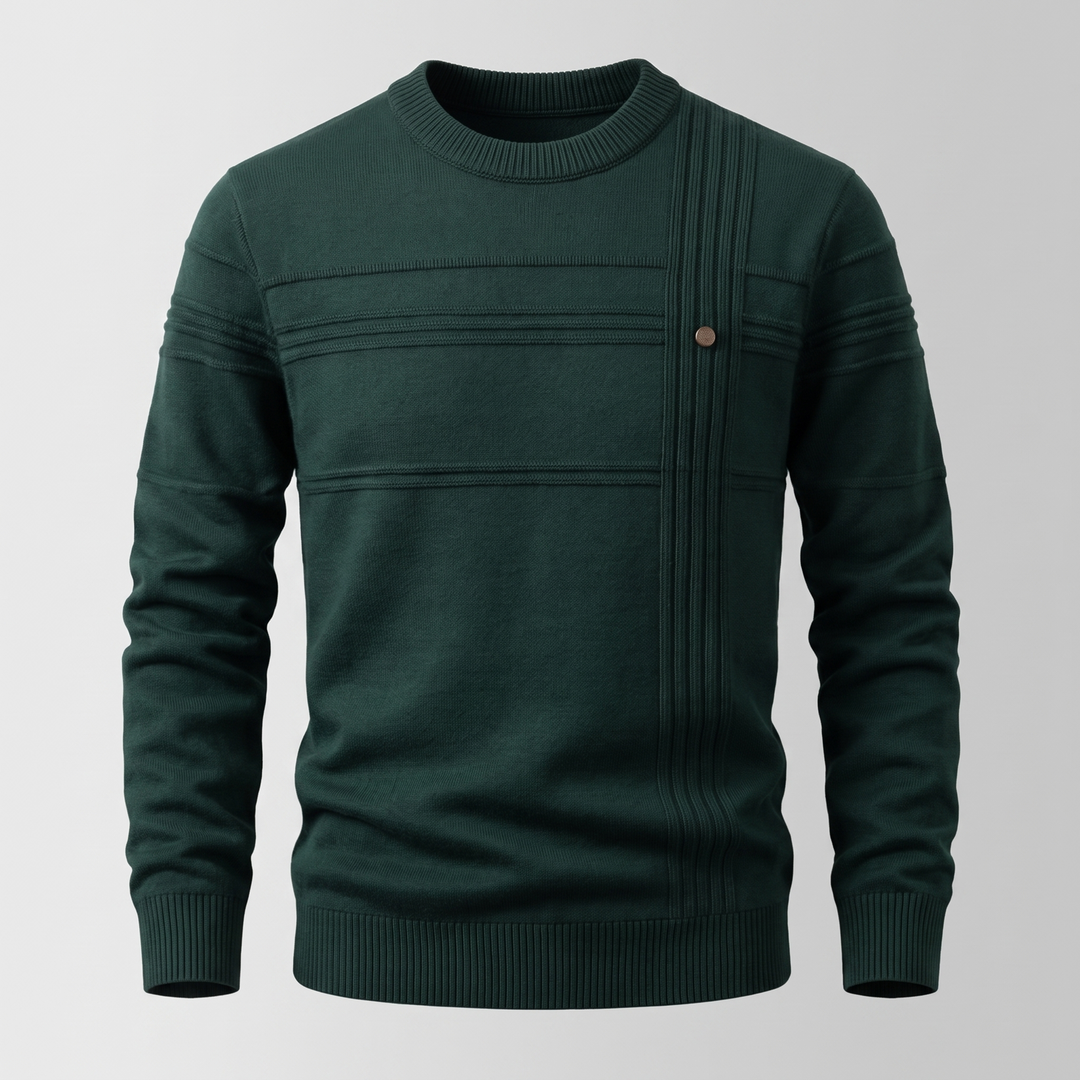 Maverick | Classic Midweight Style Crew Neck Knit Sweater