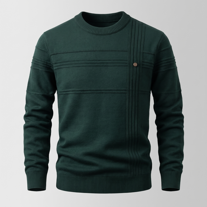 Maverick | Classic Midweight Style Crew Neck Knit Sweater
