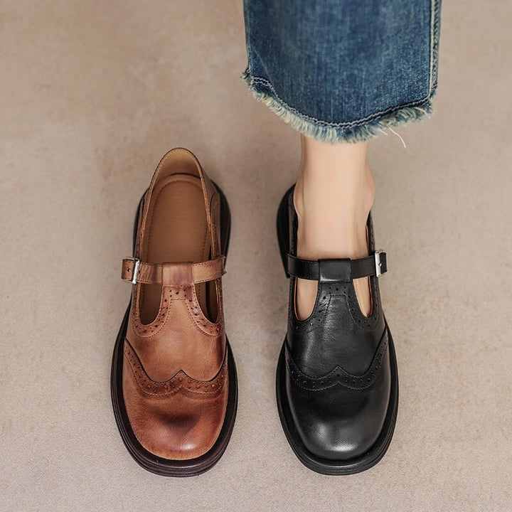 Madelyn | Chic Vintage-Inspired Strap Loafers