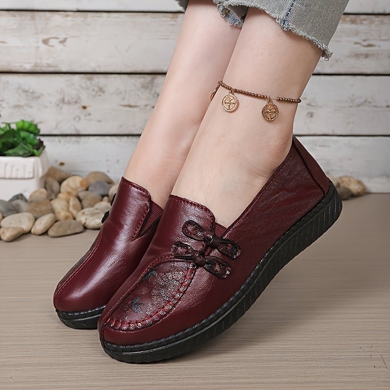Avery |  Elegant Cushioned Embroidered Loafers