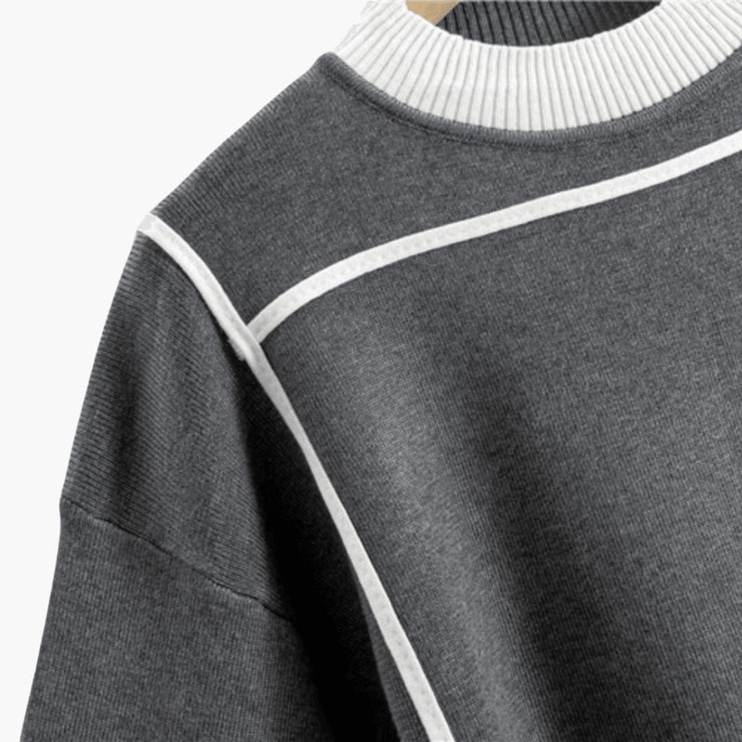 Stella | Modern Contrast Trim Knit Set