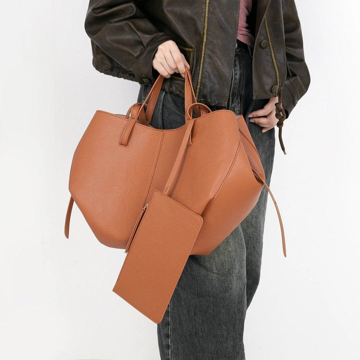 Layla | Stylish Leather Design Vintage Tote Bag