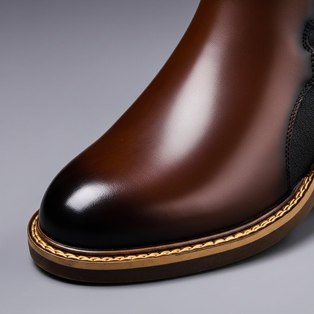 Jasper | Vintage Style Leather Chelsea Boots
