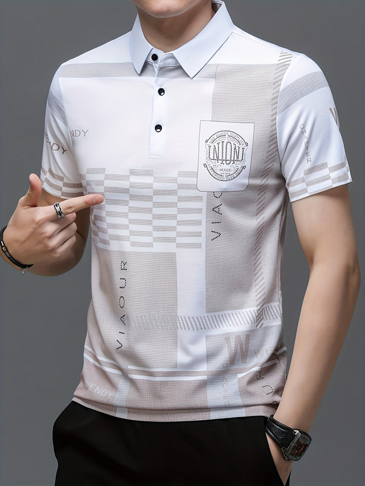 Marcus | Modern Colorblock Tailored Polo Shirt