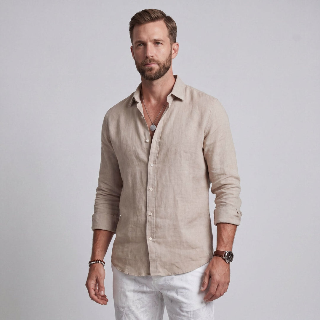 Lino | Effortless Style Loose Fit Summer Shirt