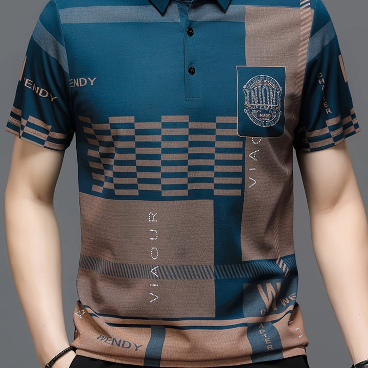 Marcus | Modern Colorblock Tailored Polo Shirt