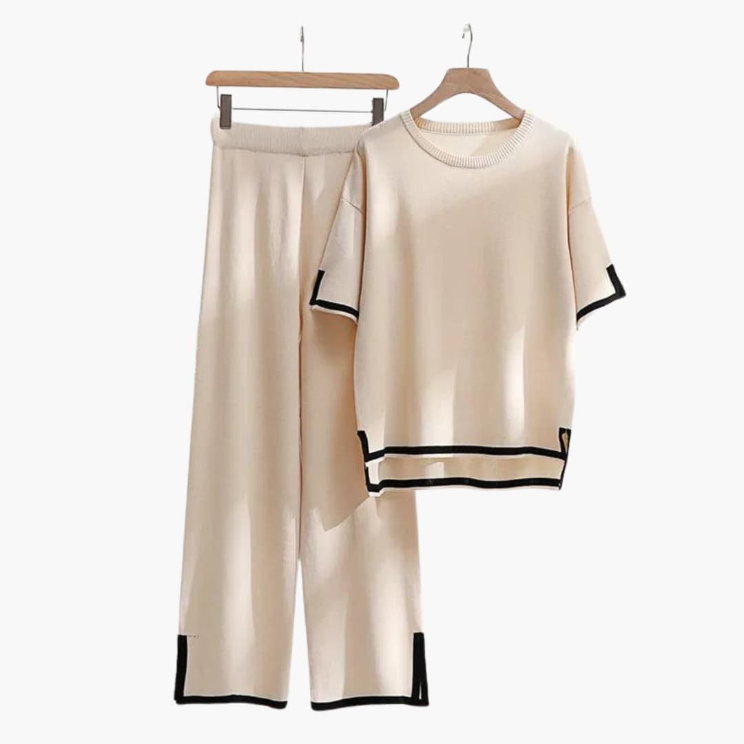 Victoria | Chic Textured Knit Two-Piece Set