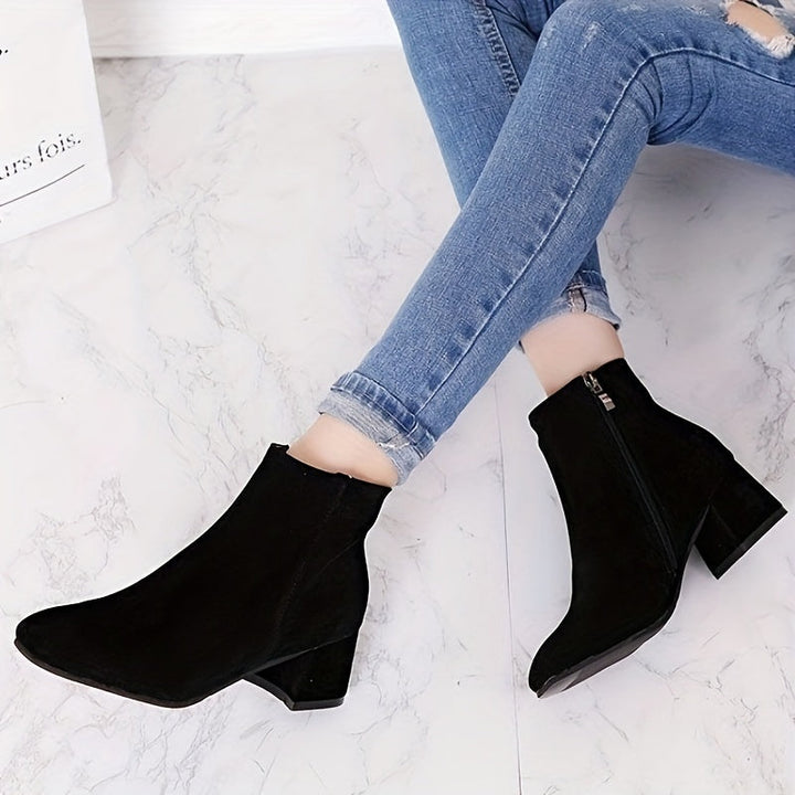 Eliana | Elegant Suede-Finish Chelsea Ankle Boots