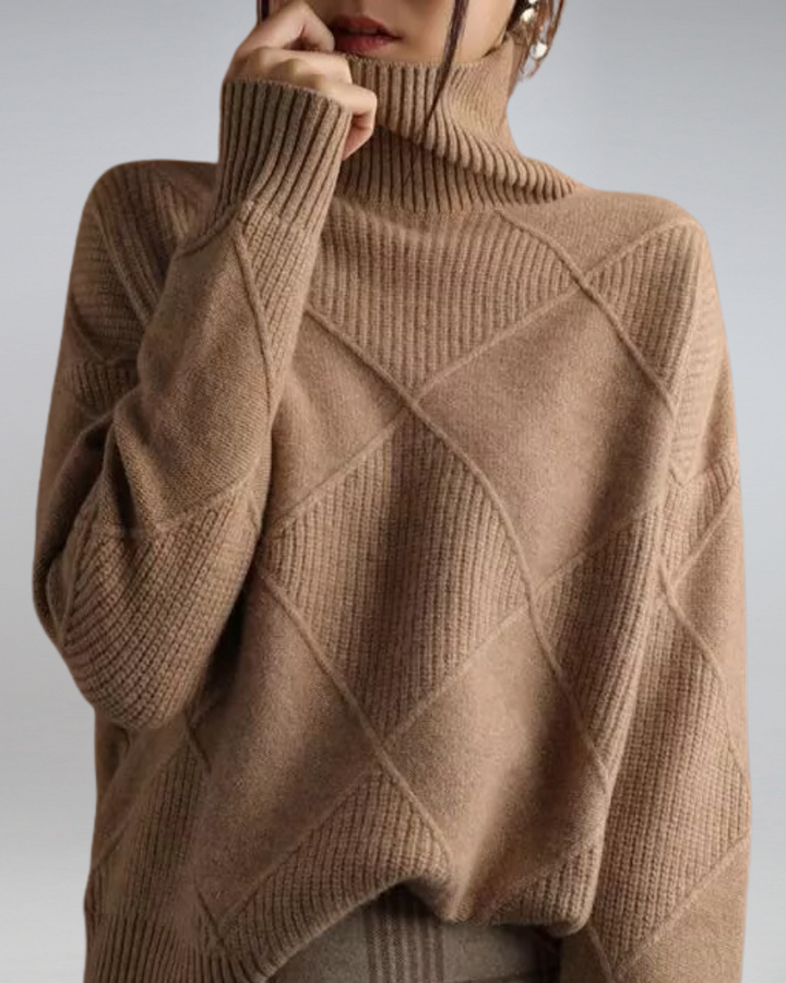 Anika | Refined And Versatile Turtleneck Knit Sweater