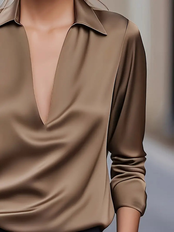 Eva™ | Premium V-Neck Blouse