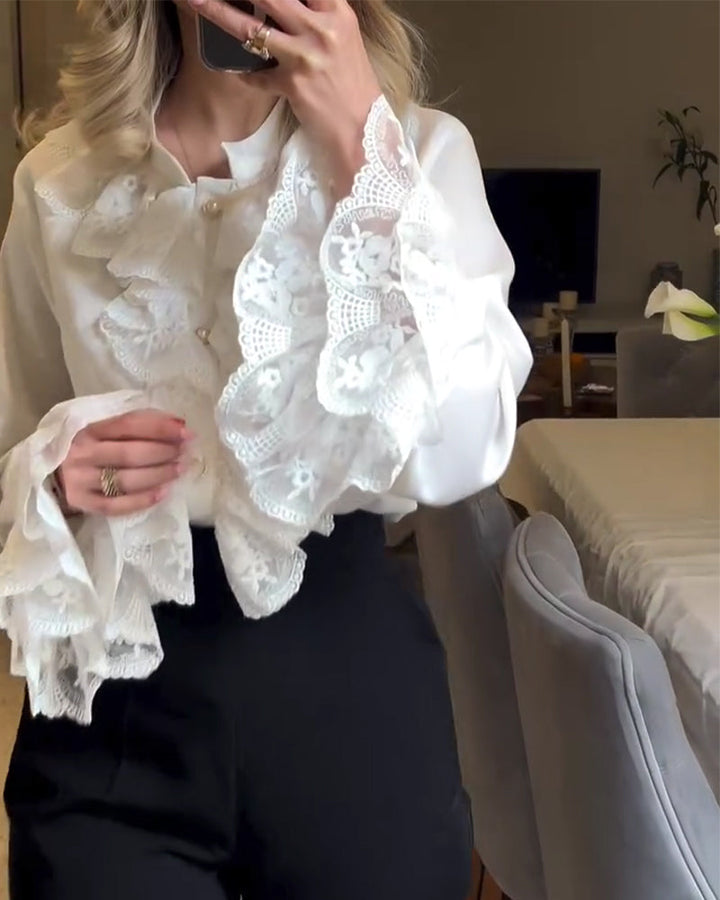 Stylish Blouse with Russian Design