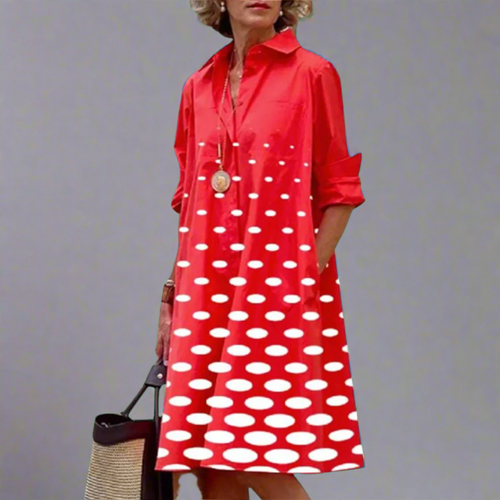 CYRALINA – ELEGANT MIDI DRESS FOR FASHION-FORWARD WOMEN