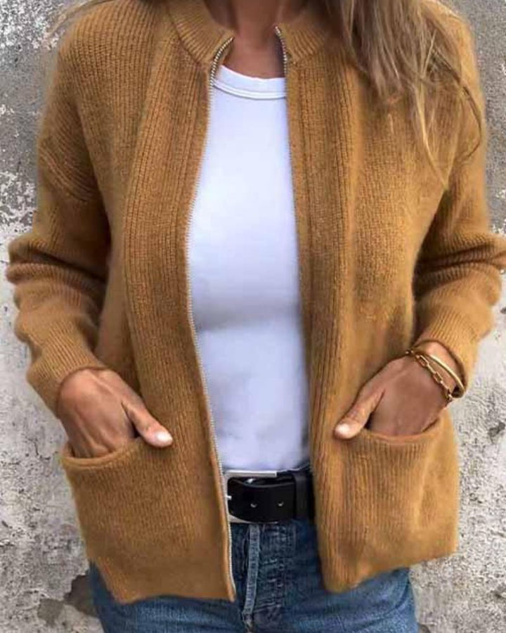CALIVORA –WOMEN  COTTON KNITTED CARDIGAN