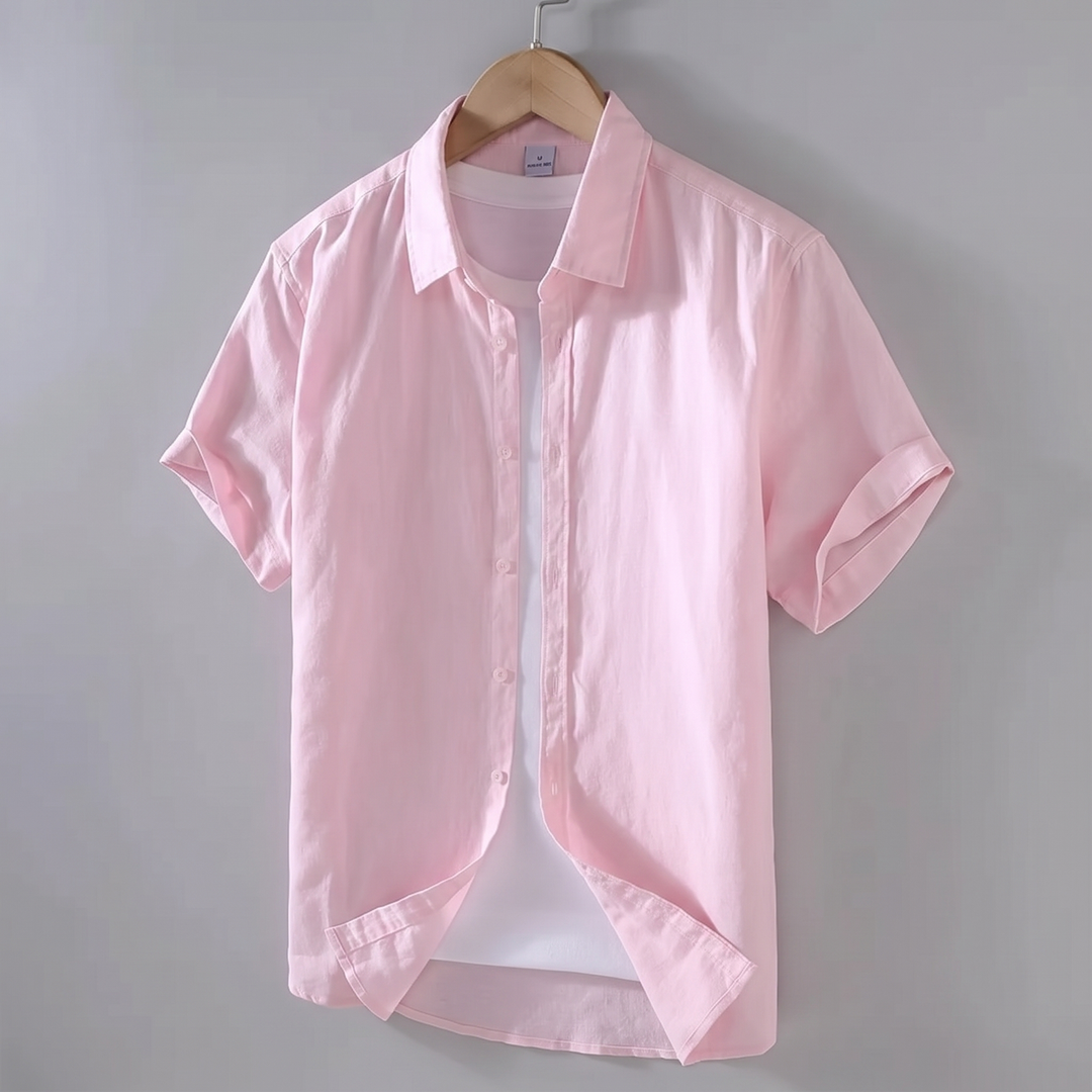 Nathan | Relaxed Fit Breathable Cotton Shirt