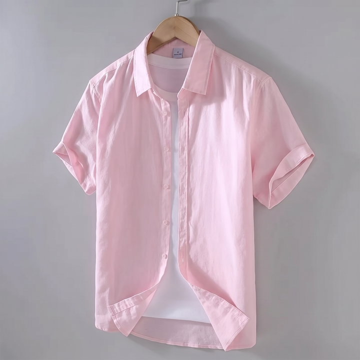 Nathan | Relaxed Fit Breathable Cotton Shirt