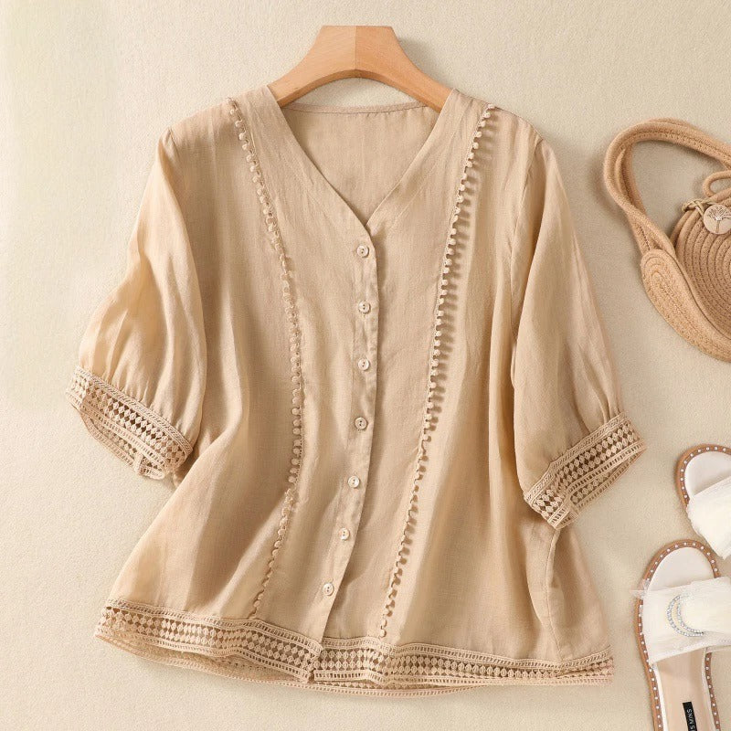 Ivy | Linen Blouse