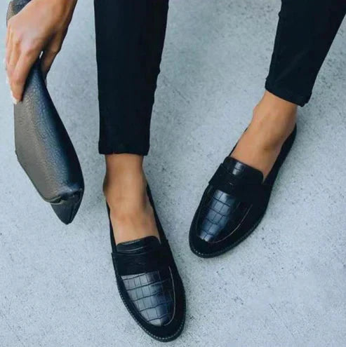 Evelyn | Supportive Textured Comfort Loafers