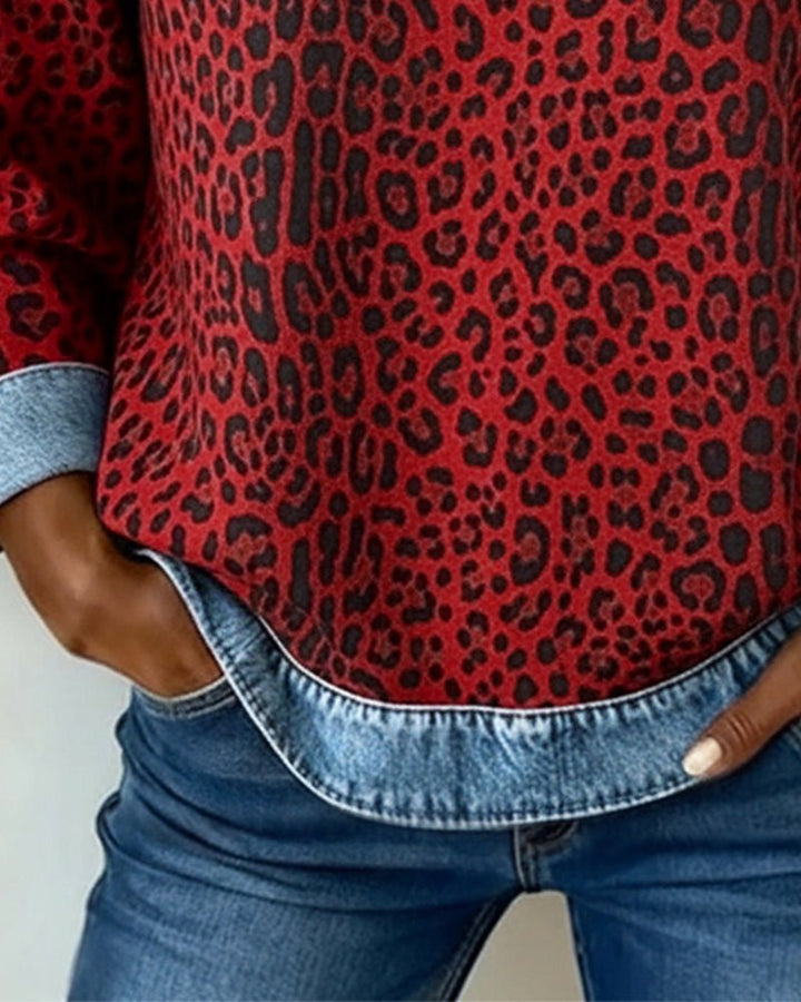 Harper | Chic And Bold Leopard Print Sweater