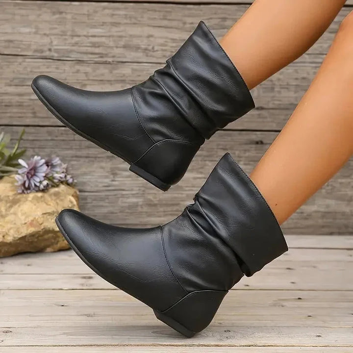 Emery | Exclusive Leather Slouch Boots