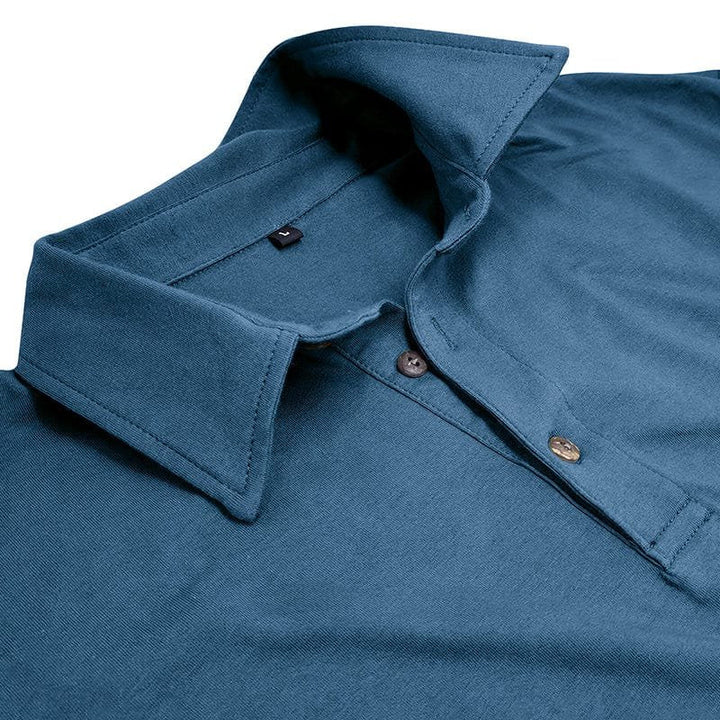 Damian | Premium Long-Sleeve Polo Shirts