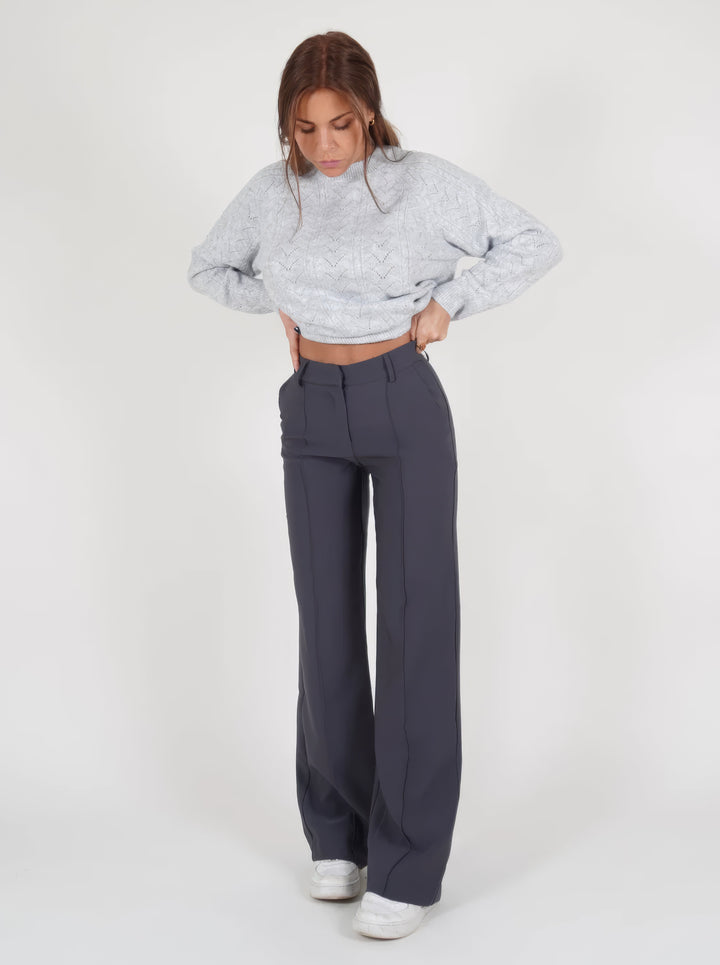 Evelina | Women's Relaxed Wide-Leg Trousers