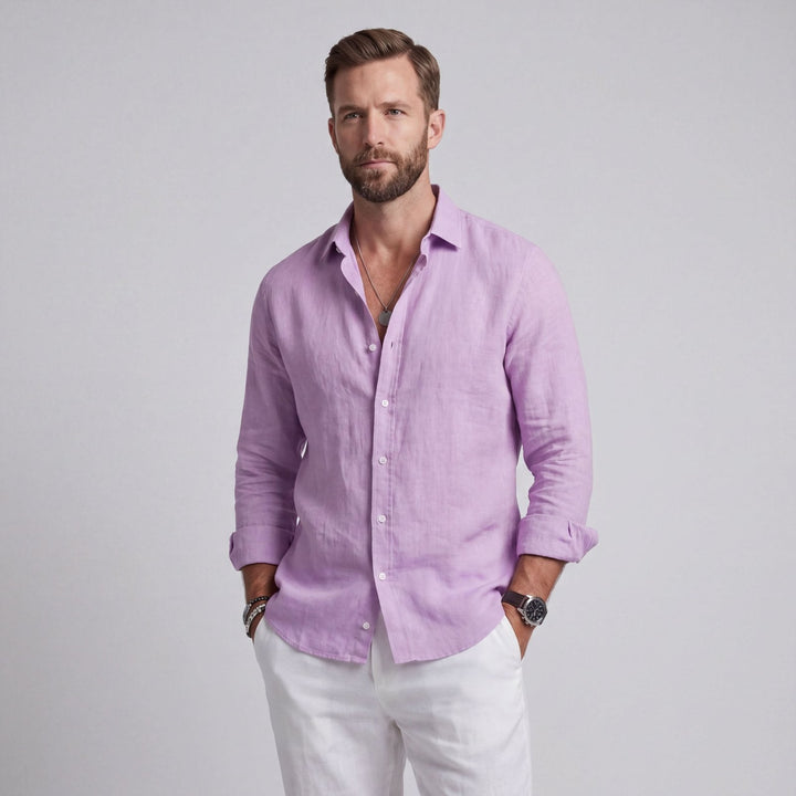 Lino | Effortless Style Loose Fit Summer Shirt