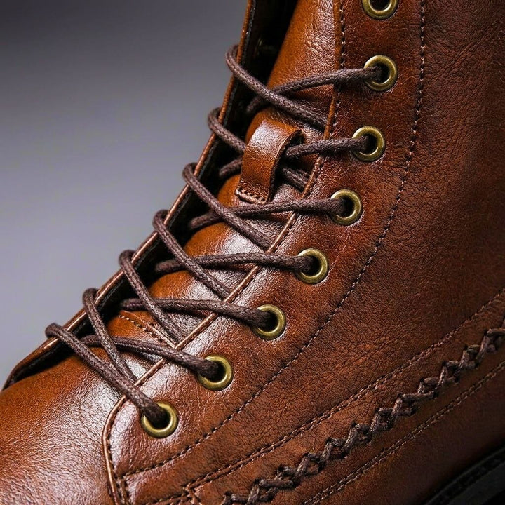 Rowan | Vintage Style Leather Boots