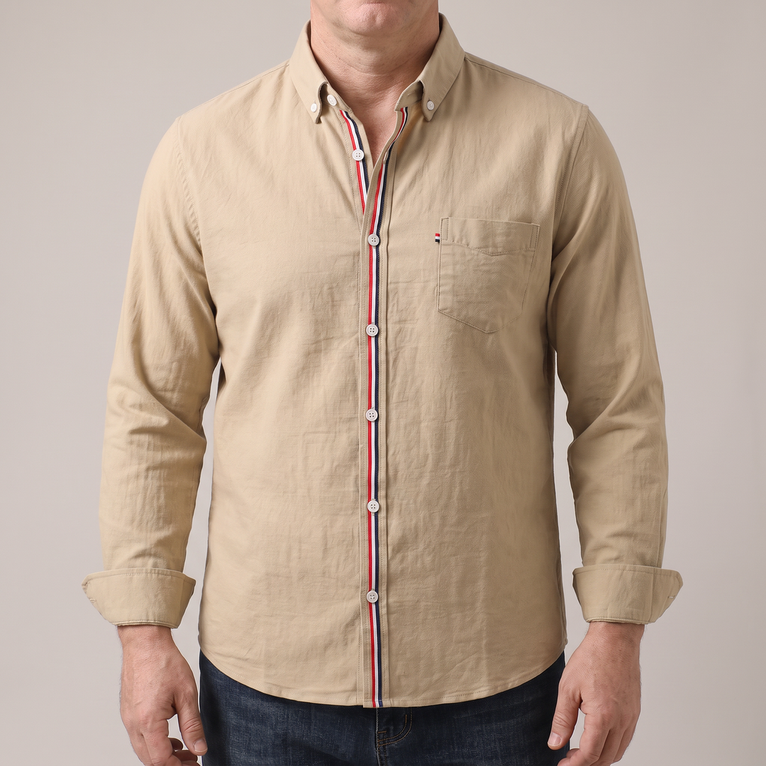 Caleb | Lightweight & Breathable Design Linen Shirt
