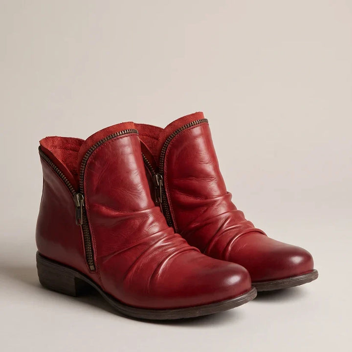 Aliza | Timeless Style Leather Ankle Boots