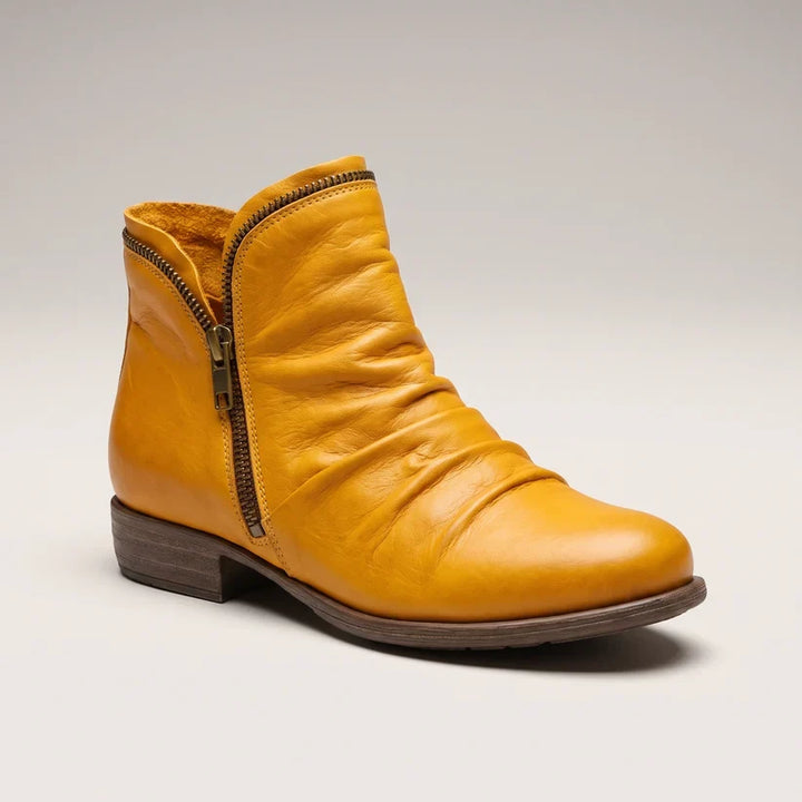 Aliza | Timeless Style Leather Ankle Boots