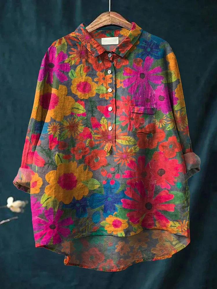 Lois - Plant Print Tee