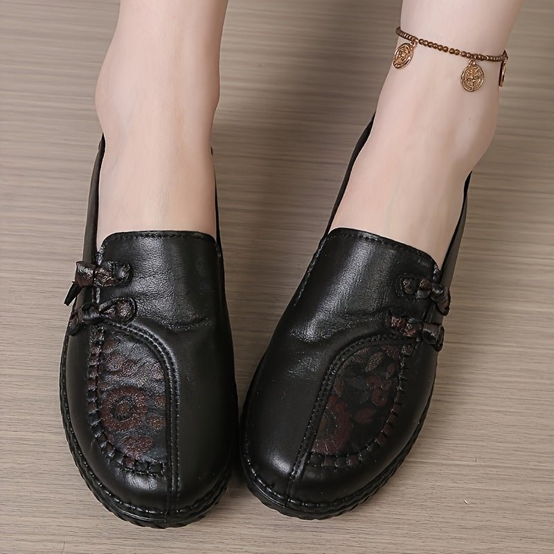 Avery |  Elegant Cushioned Embroidered Loafers