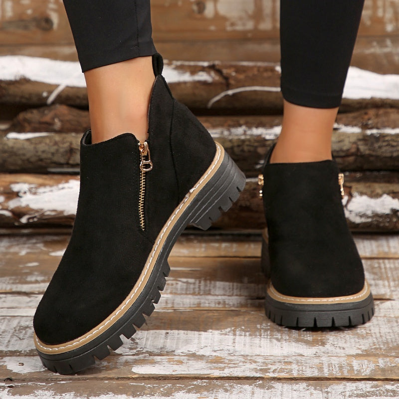 Alice | Modern And Versatile Platform Ankle Boots