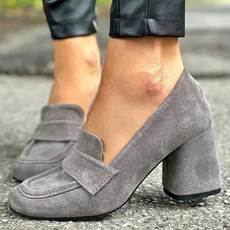 Evangeline | Women's Block-Heel Loafers