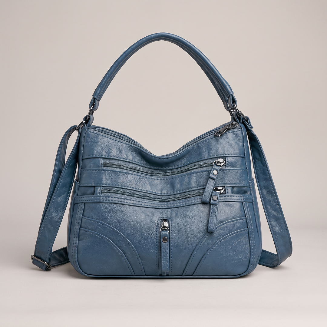 Valentina | Adjustable Vintage Crossbody Tote Bag