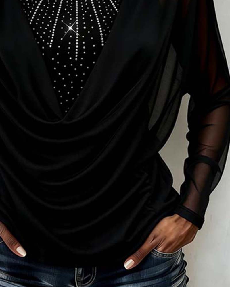 High Neck Flash Top